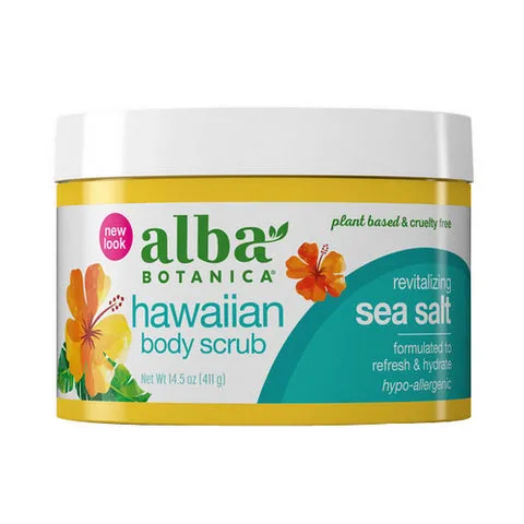 Alba Botanica Body Scrub Sea Salt 8oz