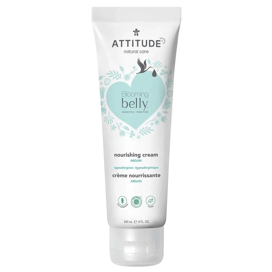 Attitude Blooming Belly Pregnancy Nourishing Body Cream, Argan 240ml