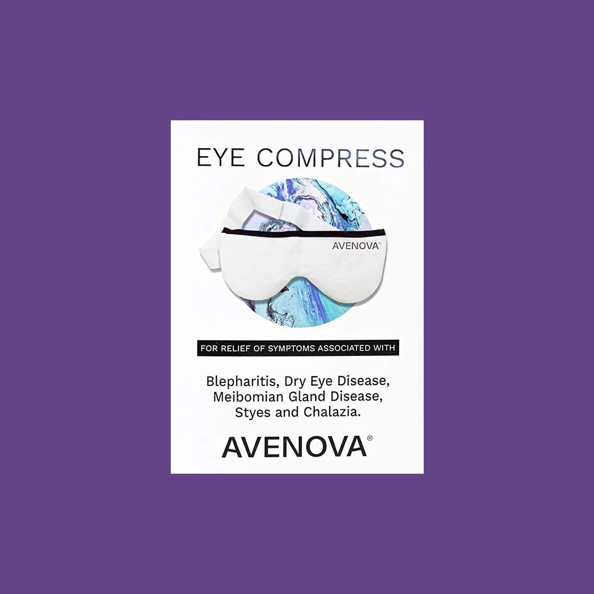 Avenova Microwavable Heat Eye Compress Mask