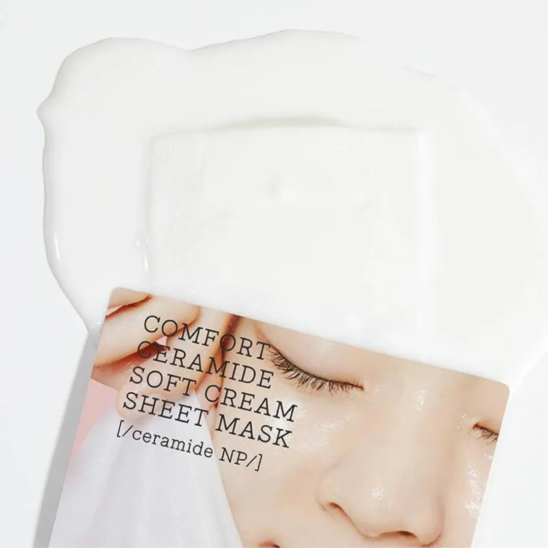 Balancium Comfort Ceramide Soft Cream Sheet Mask - 1 Sheet Mask