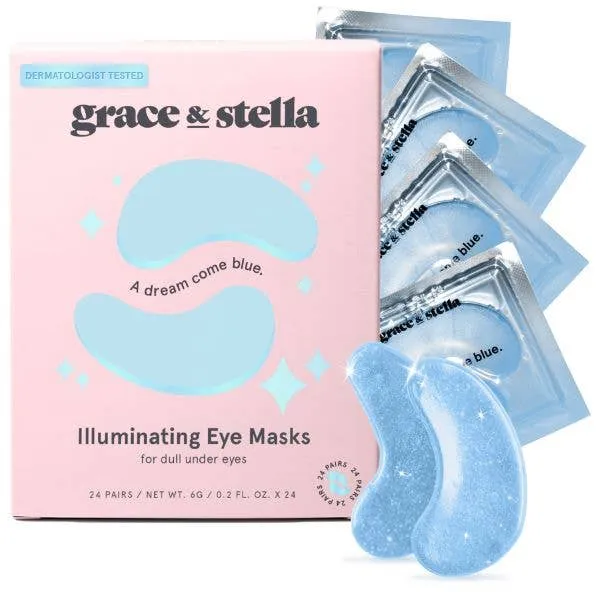 Blue Illuminating Under Eye Masks (24 pairs)