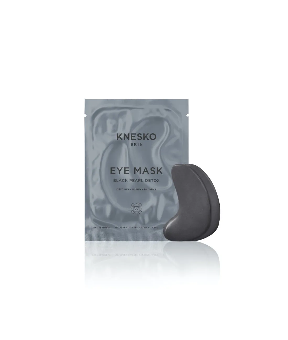 Charcoal Collagen Mask & Obsidian Roller Set