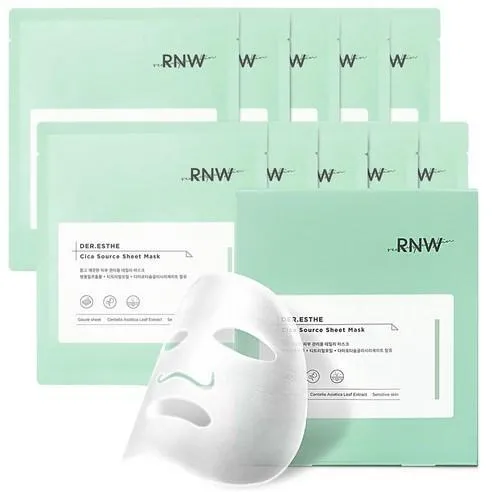 Cica Renewal Face Mask Collection - 10 Deep-Conditioning Masks for Glowing Skin