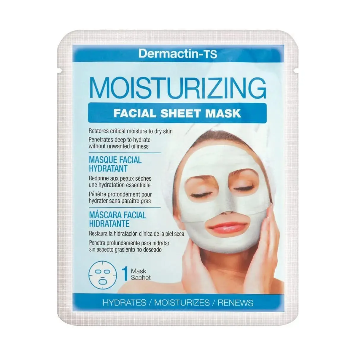 DERMACTIN TS Facial Sheet Mask Moisturising 24g