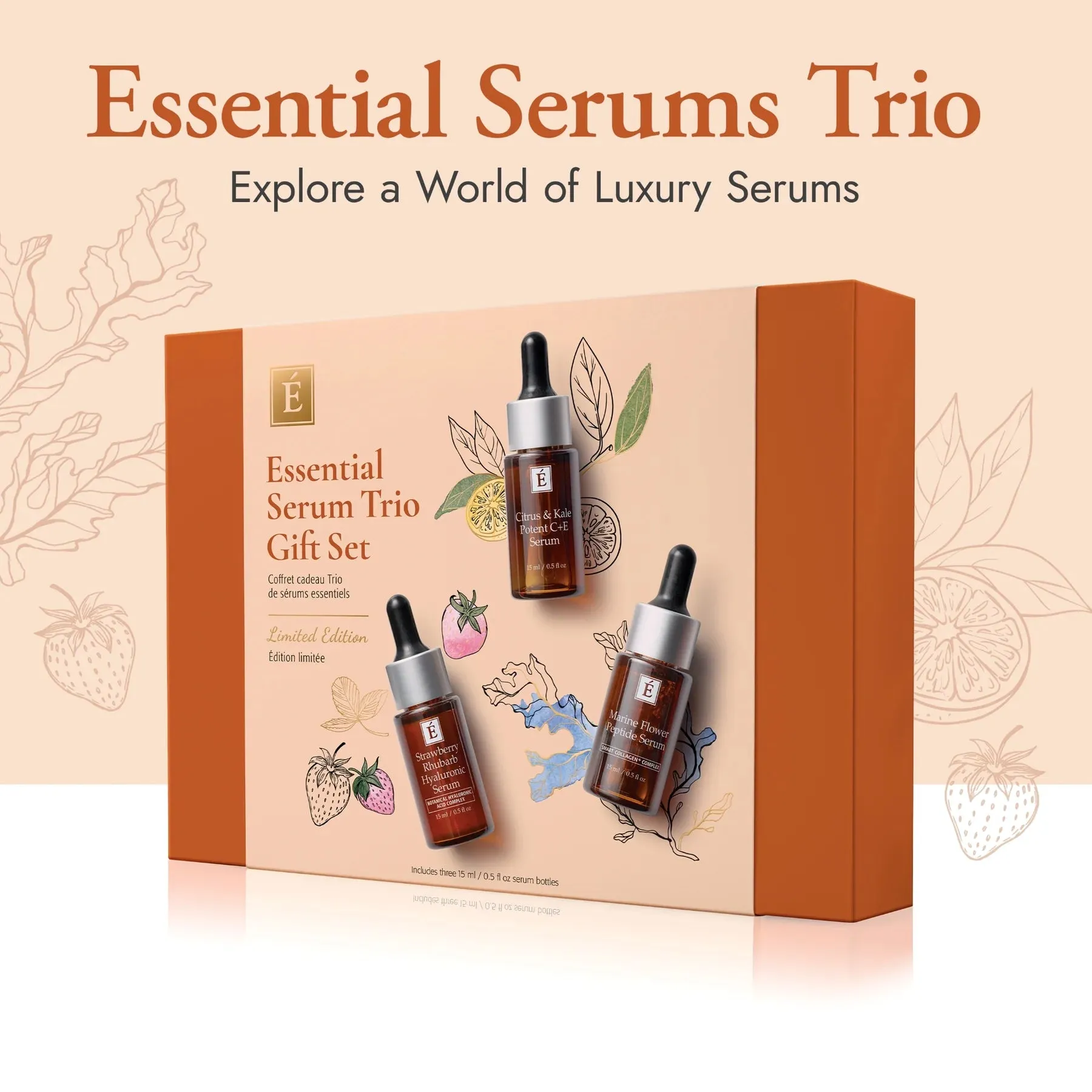 Eminence Organics Essential Serum Trio Gift Set