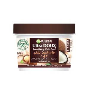 Garnier Ultra Doux Vegan Hair Food Coconut & Macadamia 3-in-1 Treatment Mask