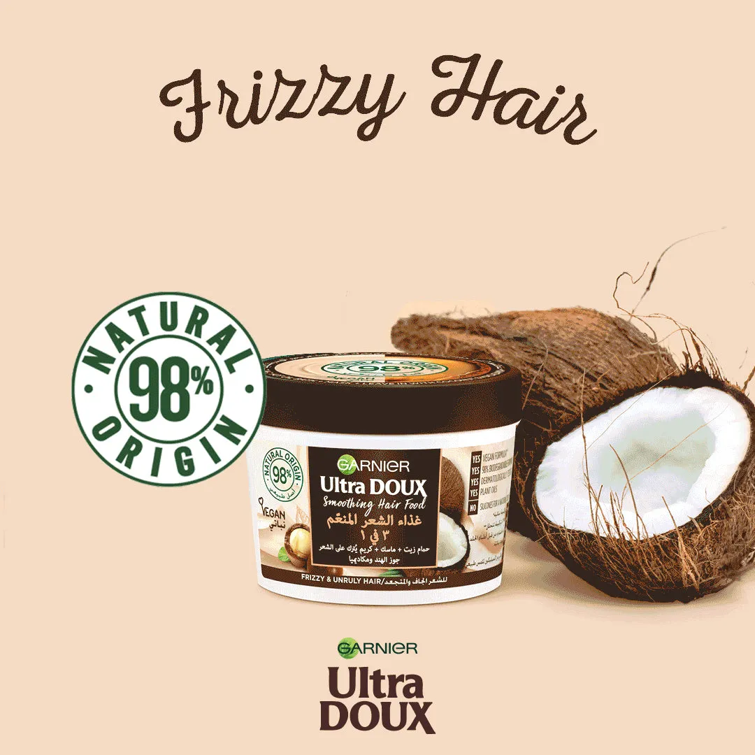 Garnier Ultra Doux Vegan Hair Food Coconut & Macadamia 3-in-1 Treatment Mask