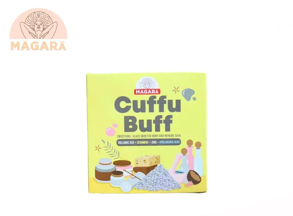 Magarā Skin Cuffu Buff Volcanic Ash Soap (60gm)