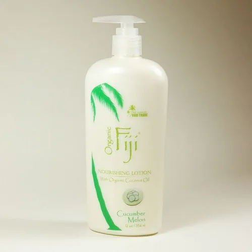 ORGANIC FIJI - Cucumber Melon Nourishing Lotion For Face and Body - 12 fl .oz.