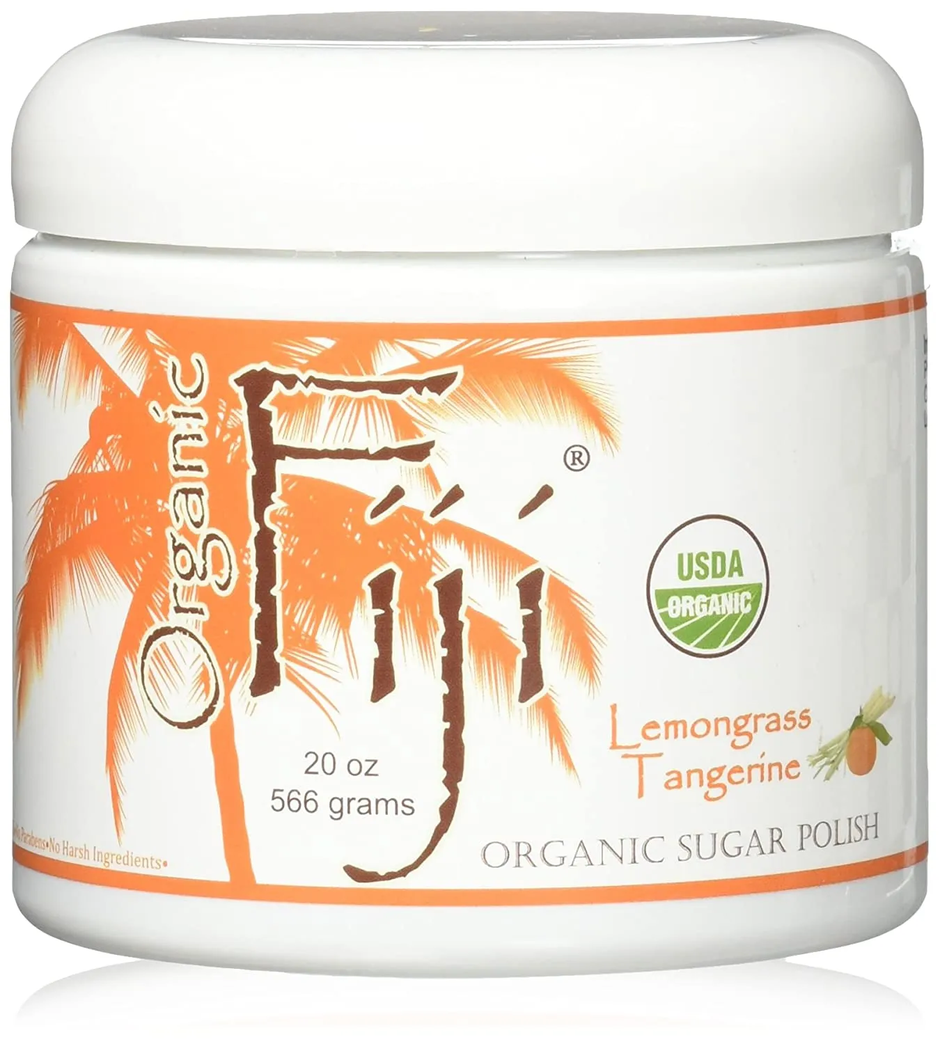 ORGANIC FIJI - Lemongrass Tangerine Sugar Polish - 20 oz