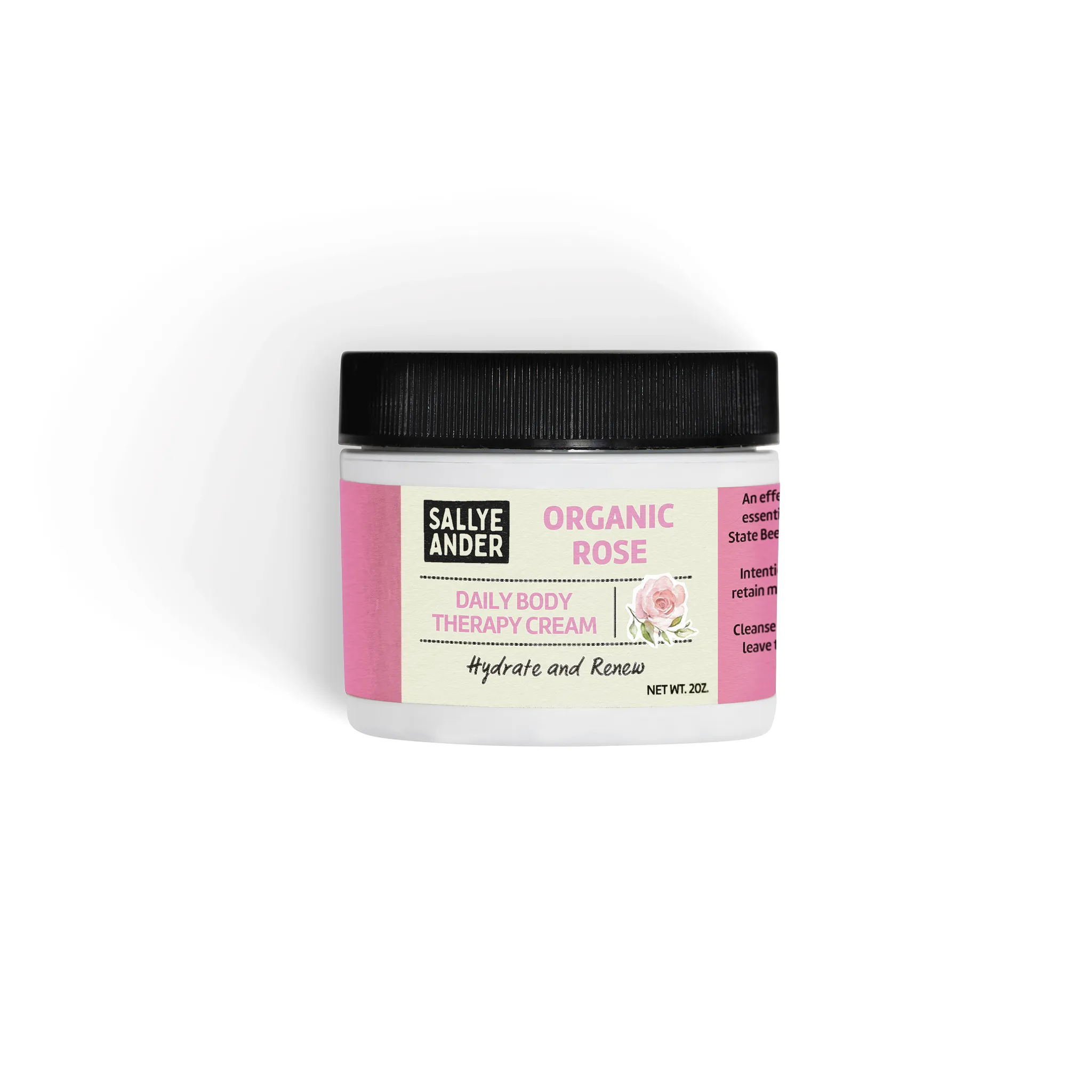 Organic Rose Daily Body Therapy Cream