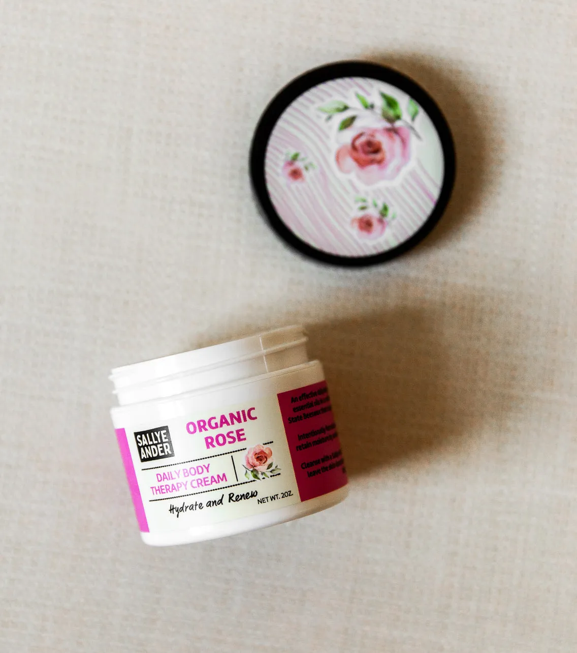 Organic Rose Daily Body Therapy Cream