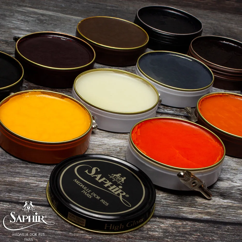 SAPHIR MEDAILLE D'OR PATE DE LUXE WAX POLISH - GREY - 50ml